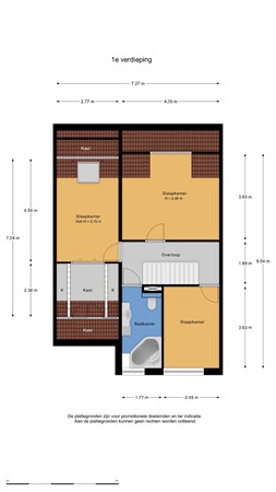 Floorplan - Oleanderstraat 10, 1338 WL Almere